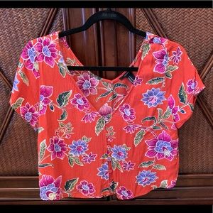 Floral Crop Top